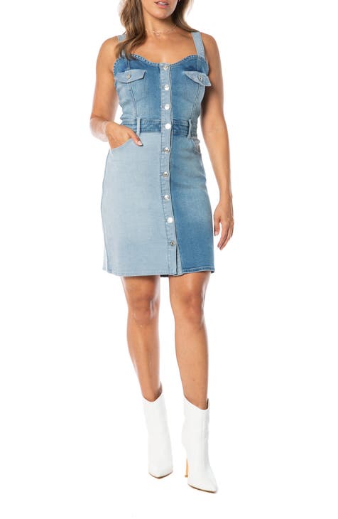 Sleeveless Denim Dress