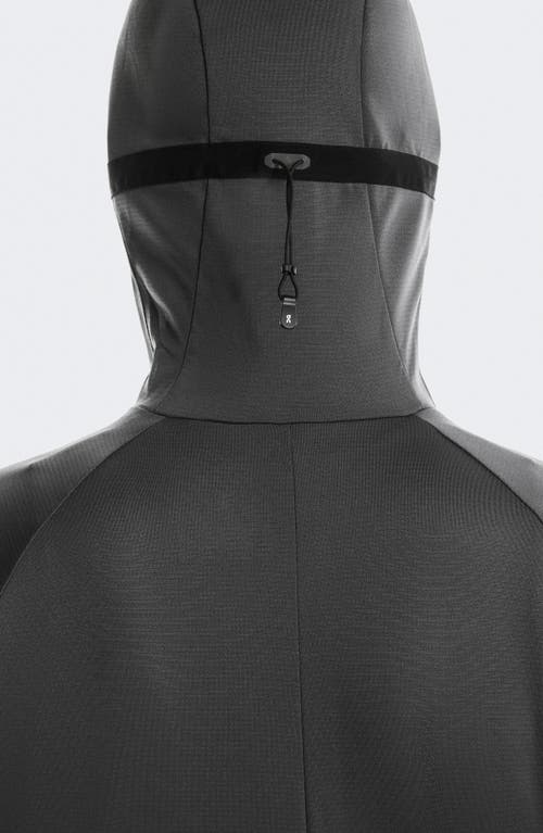 On Climate Zip Hoodie In Gray