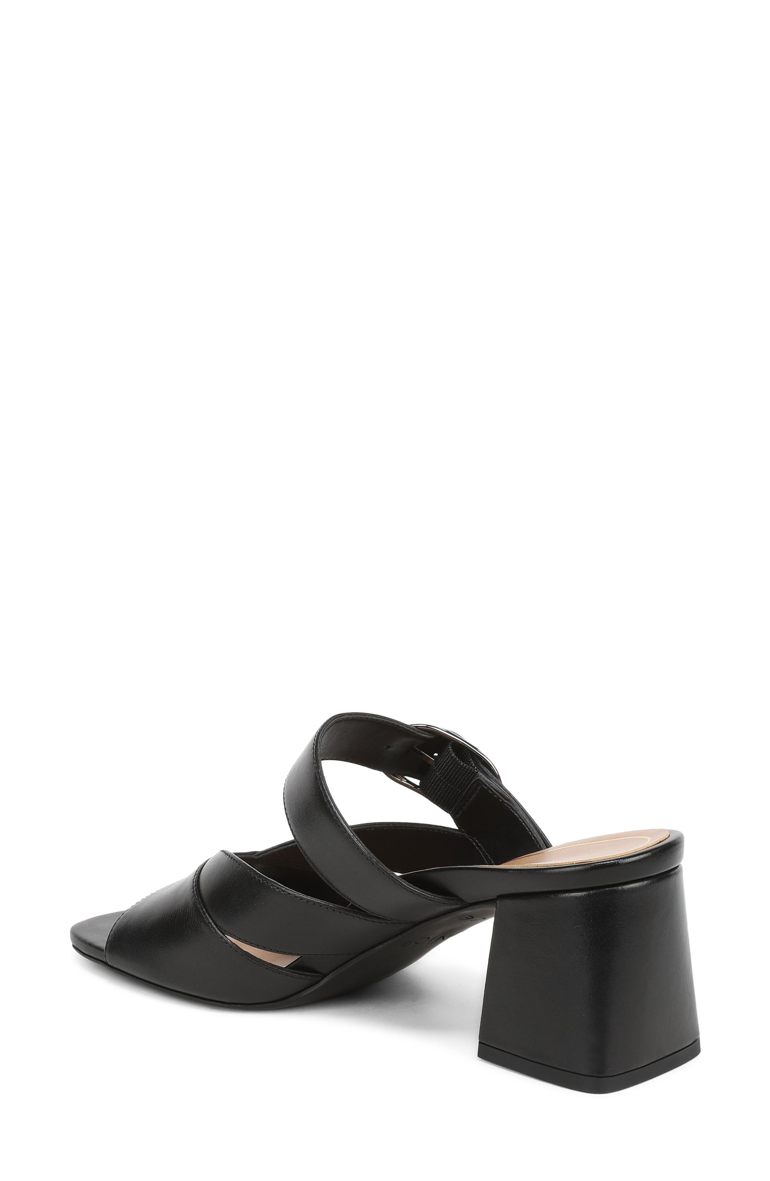 Rosemead Sandal, Alternate, color, BLACK LEATHER