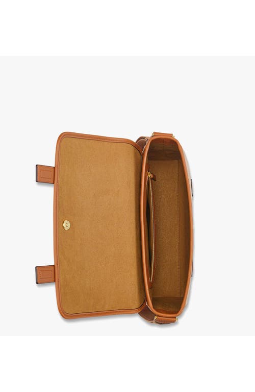 Mcm Aren Messenger In Cognac