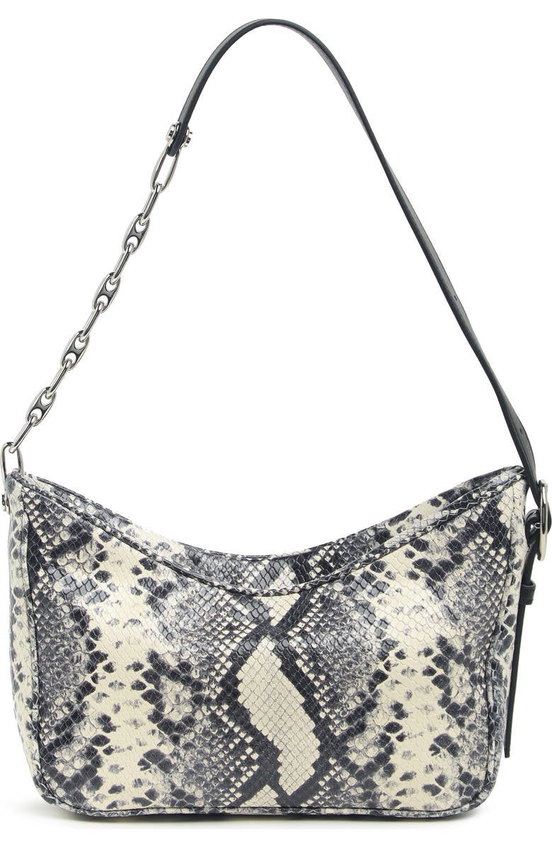 Marc Jacobs Snake Embossed Leather Baguette Shoulder Bag, Alternate, color,