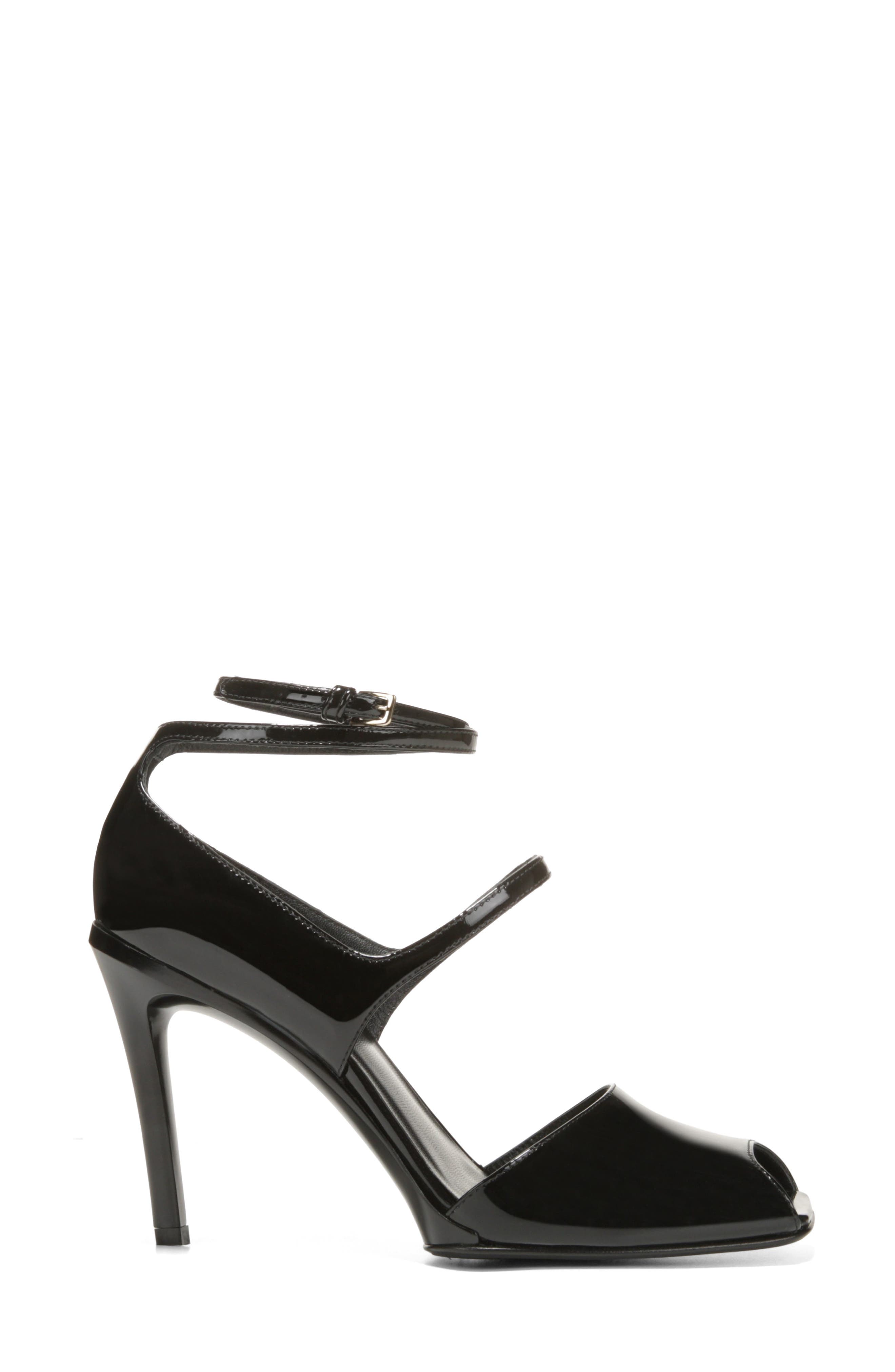 Honour Sandal, Alternate, color, BLACK