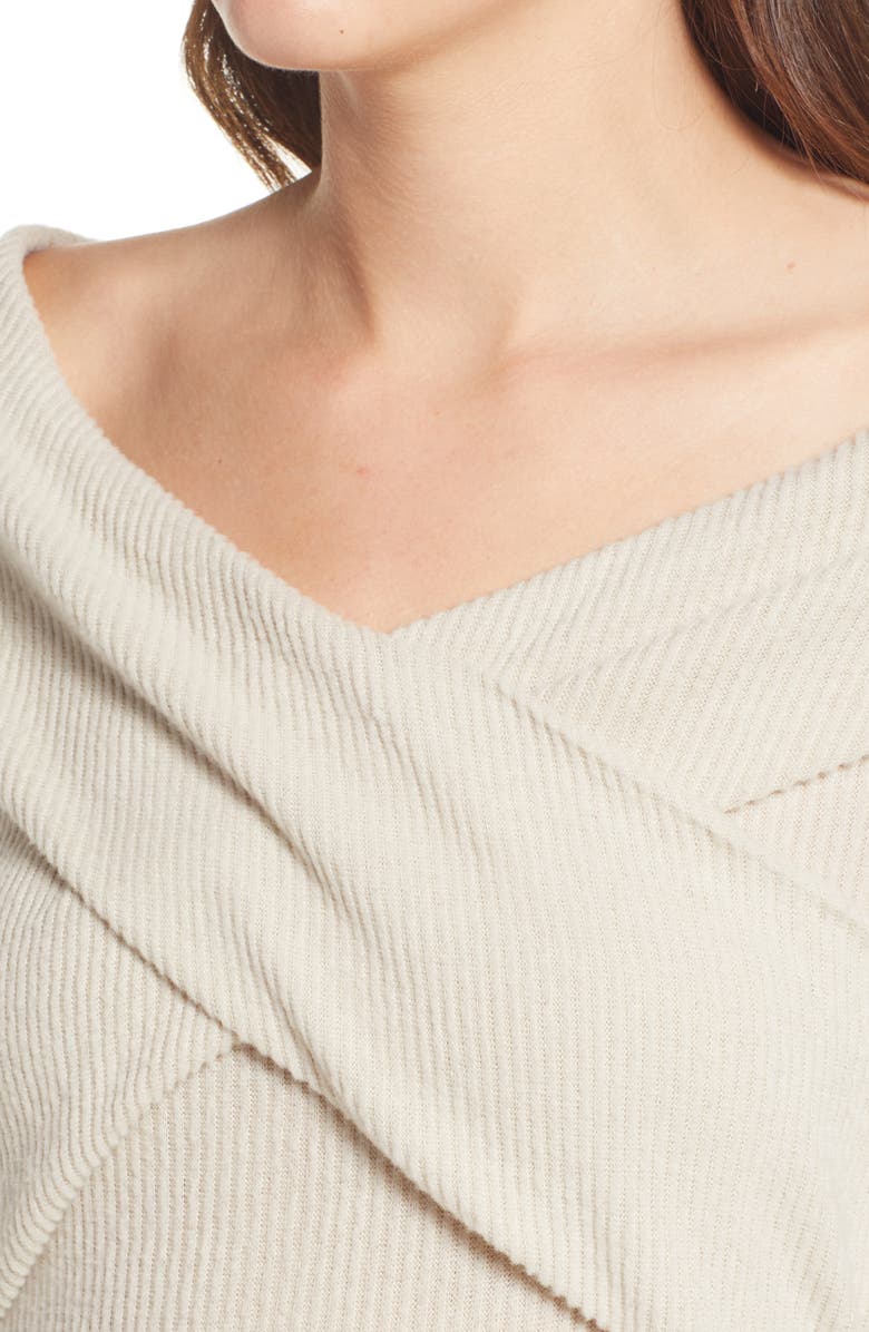 Free People Marley Off the Shoulder Rib Top, Alternate, color,