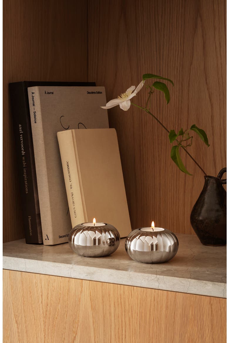 Bernadotte Set of 2 Tealight Holders, Alternate, color, NO COLOR