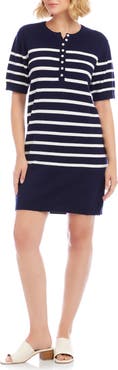 Karen Kane Henley Knit Dress