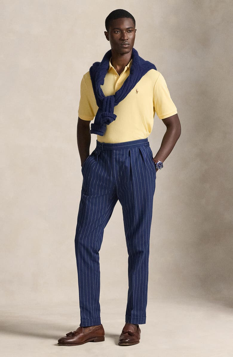 Polo Ralph Lauren Classic Fit Solid Cotton Polo, Alternate, color, Wicket Yellow