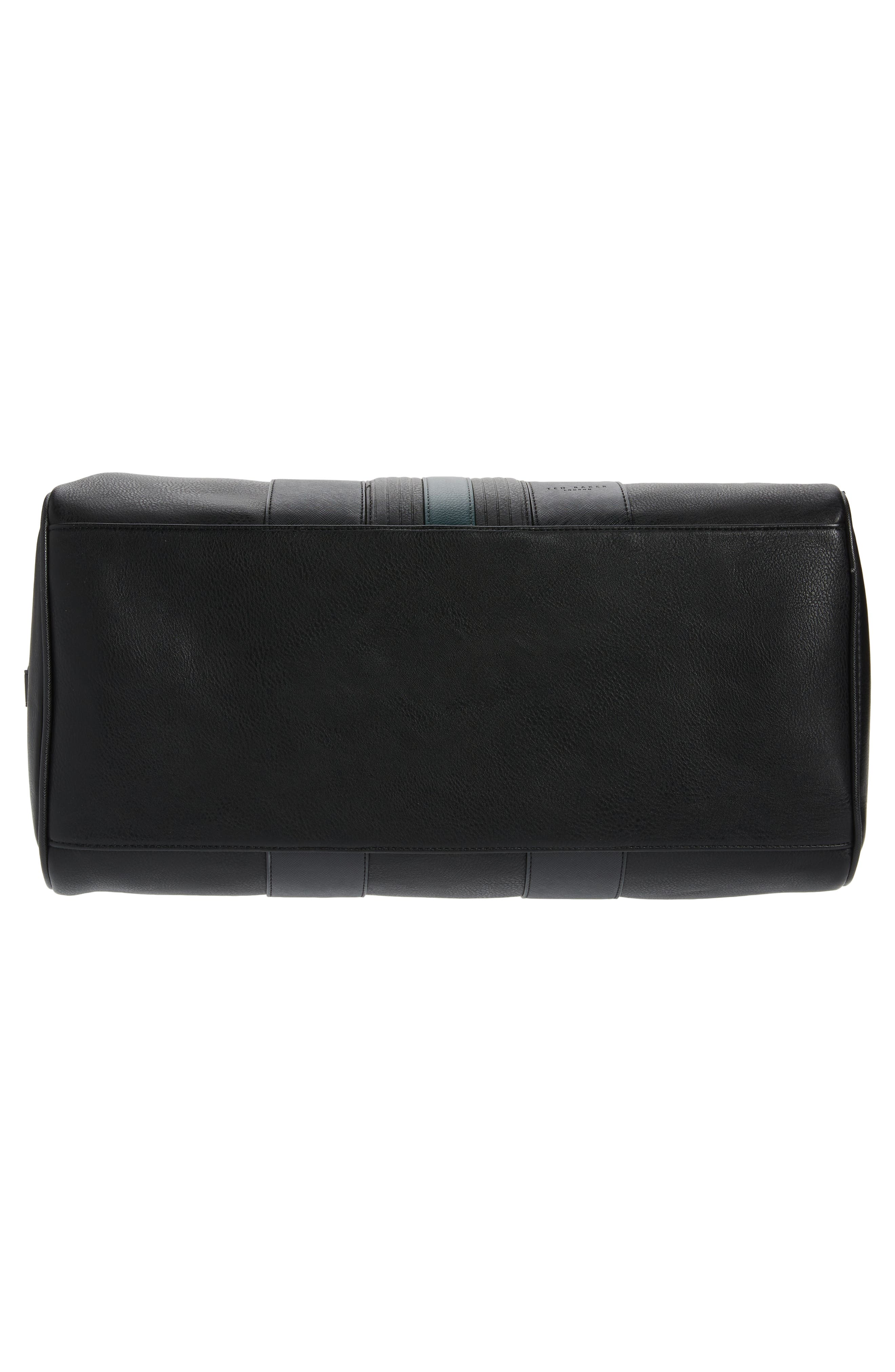 Ted Baker London Everyday Stripe Faux Leather Holdall Bag, Alternate, color, 