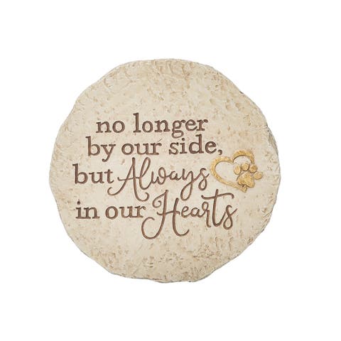 8" x 8" x 1" Always In Our Hearts Memorial Plaque