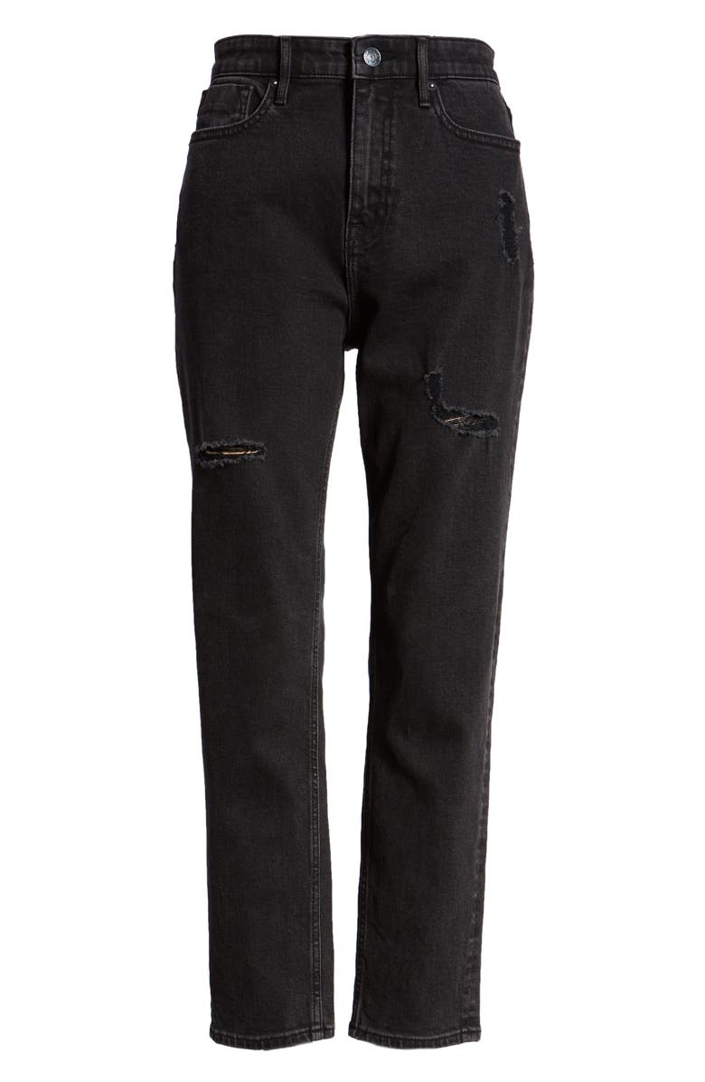 Vigoss High Waist Crop Mom Jeans, Alternate, color, 