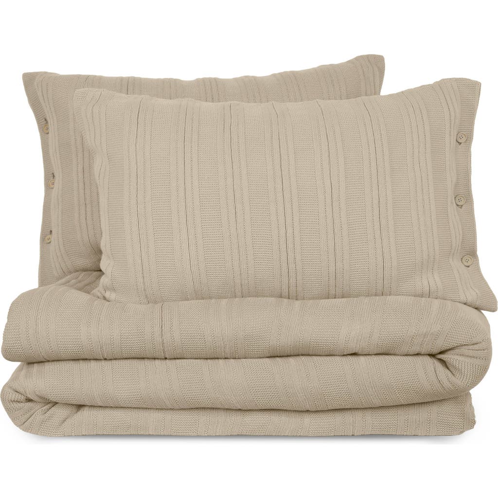 Vellux Malmo Blanket Set In Brown