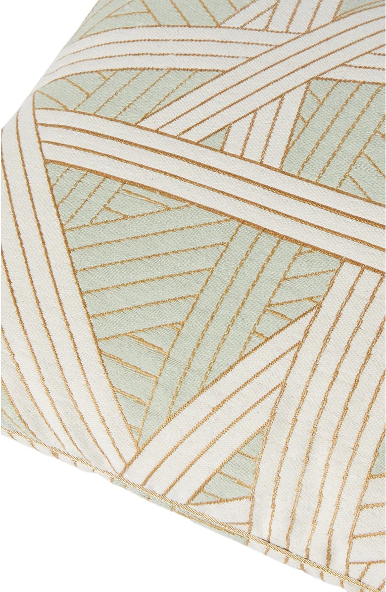 Missoni Home Nastri 30x60 Cm Cushion With Stitching, Alternate, color, Green