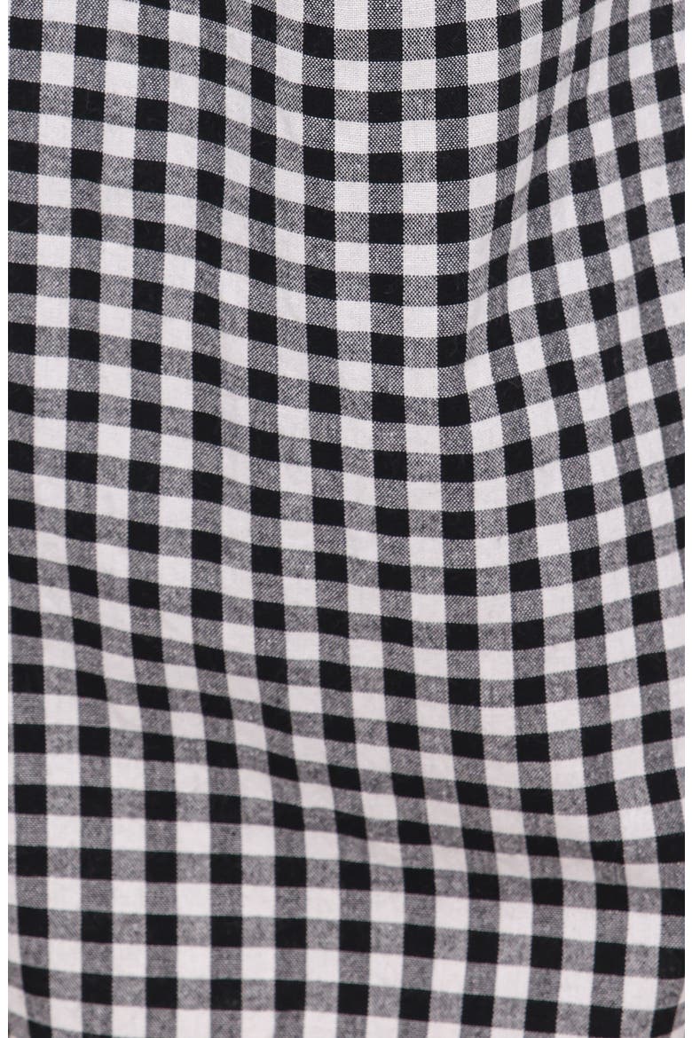 Abbott Gingham Wide Leg Pants, Alternate, color, BLACK GINGHAM