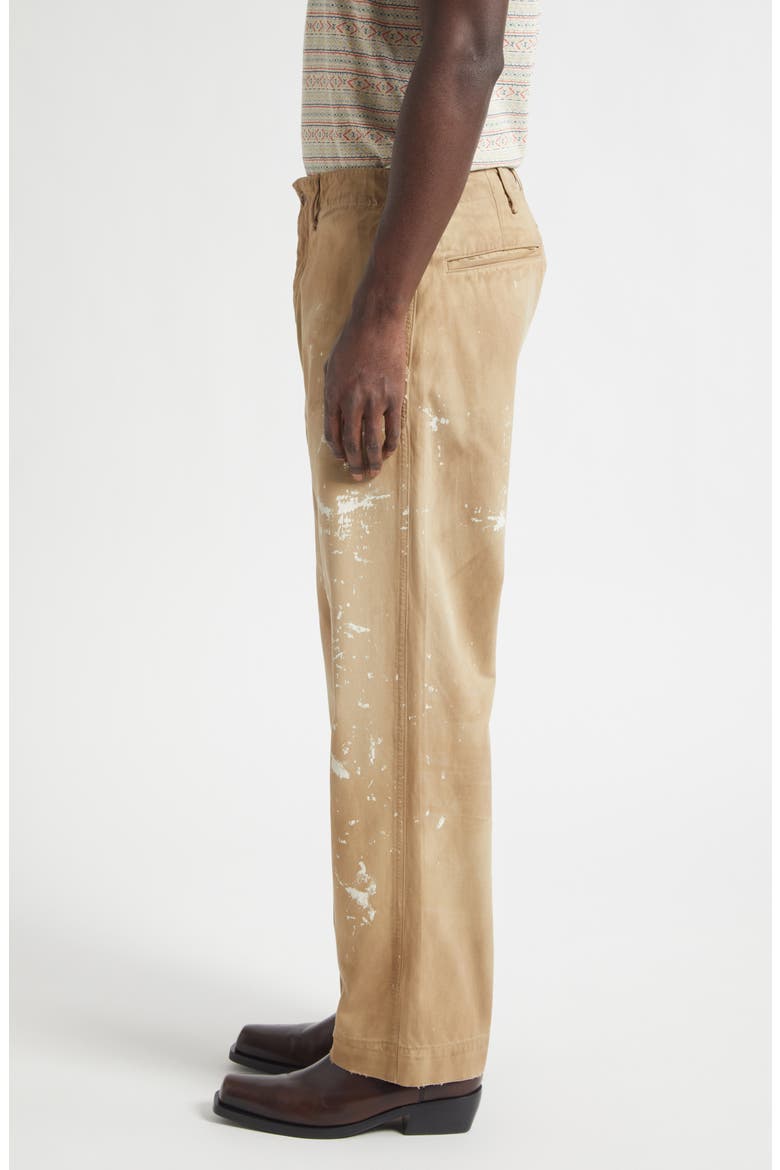 Distressed Paint Splatter Field Chinos (Men) | Nordstrom