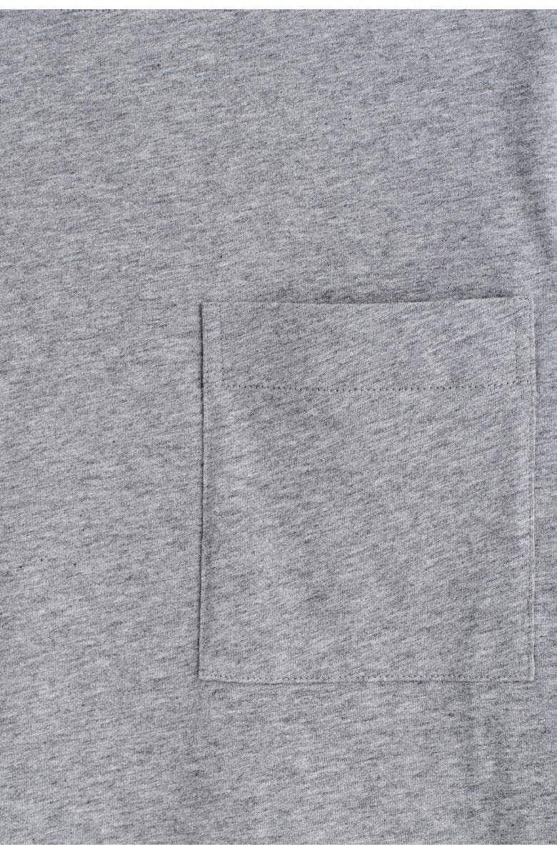 COS Cotton Long-Sleeved T-Shirt, Alternate, color, Gray Mélange