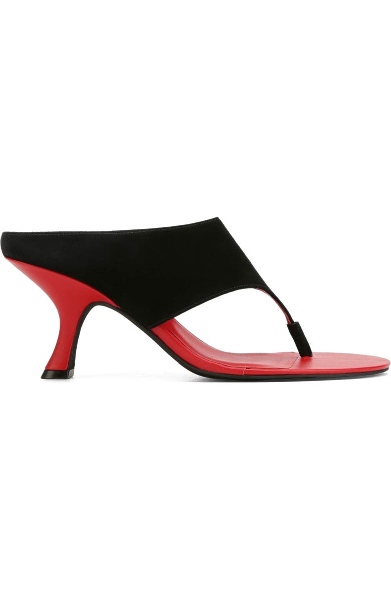 Naked Wolfe Mercer Black Suede, Main, color, Black/Red