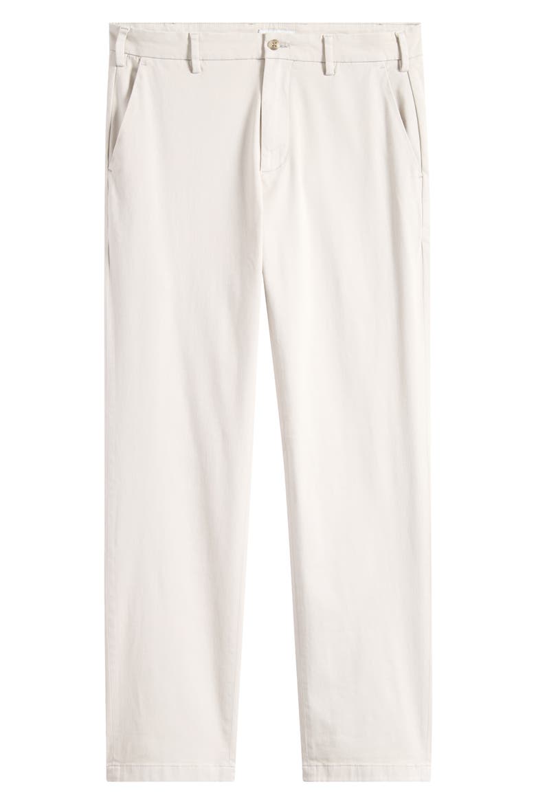 Flat Front Signature Sateen Dress Pants, Alternate, color, STONE