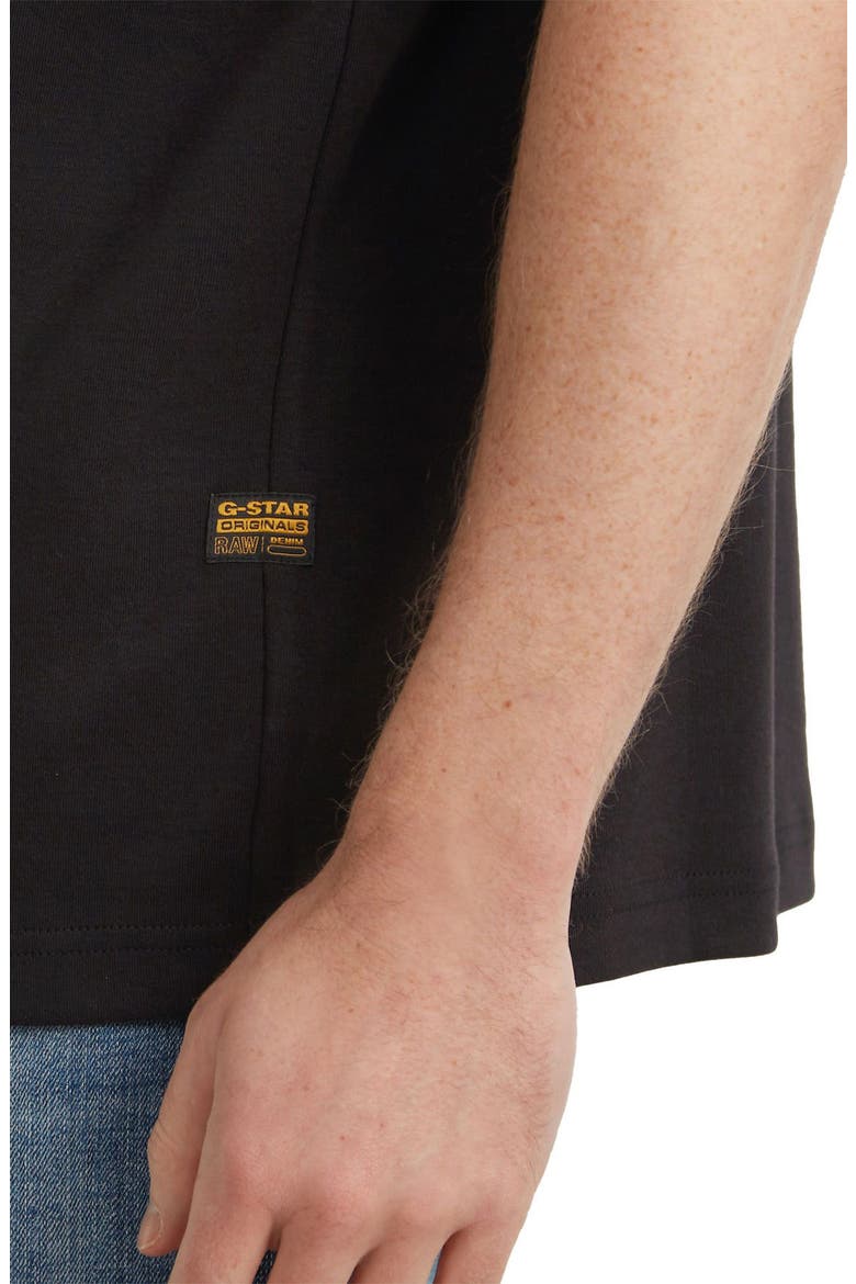 Trims Back Organic Cotton Graphic T-Shirt, Alternate, color, DARK BLACK