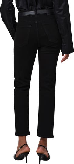 Caia High Waist Ankle Straight Leg Jeans