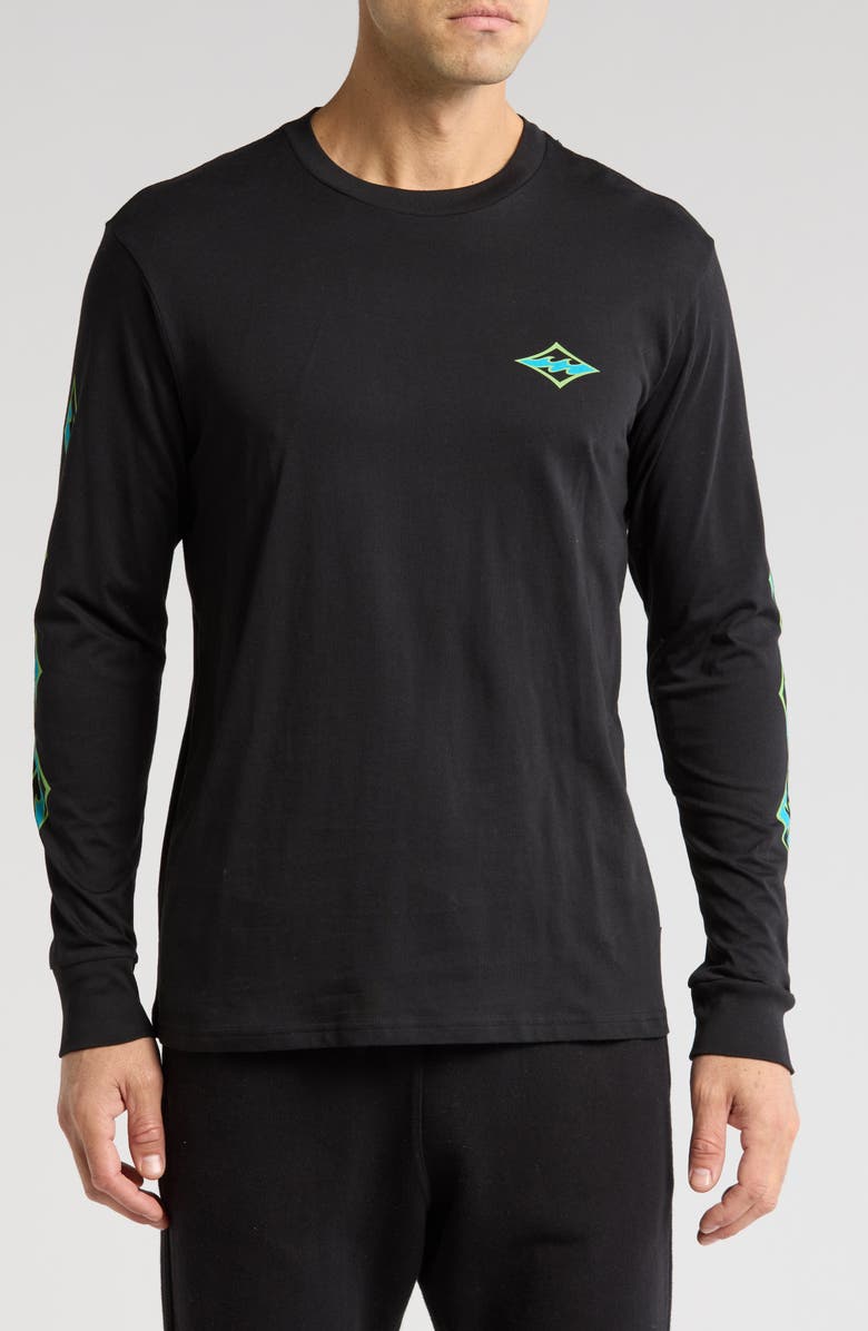 Billabong Logo Long Sleeve Graphic Print T-Shirt, Main, color, 