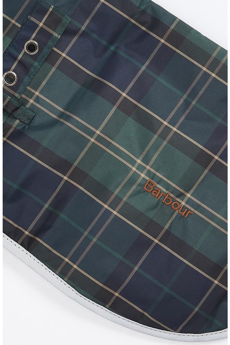 Tartan Waterproof Dog Coat, Alternate, color, GREEN LOCH TARTAN