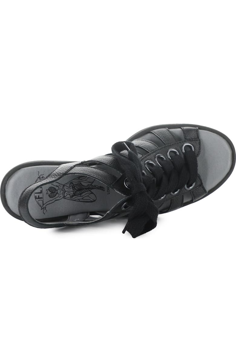 Fly London Litu Strappy Platform Wedge Sandal, Alternate, color,