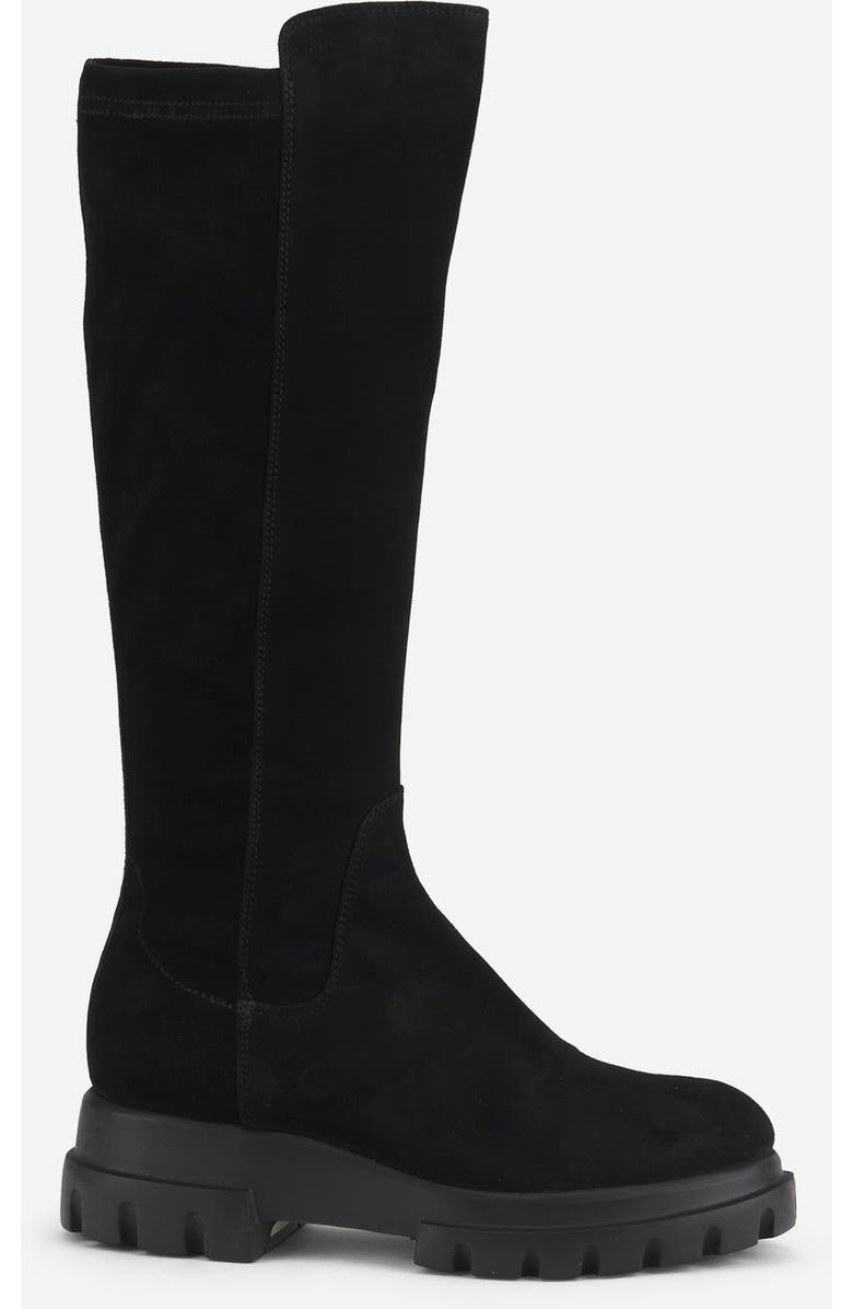 AGL Malika Boot With Chunky Sole, Main, color, Black Velour