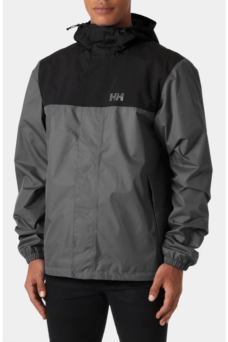 Vancouver Rain Jacket, Main, color, EBONY