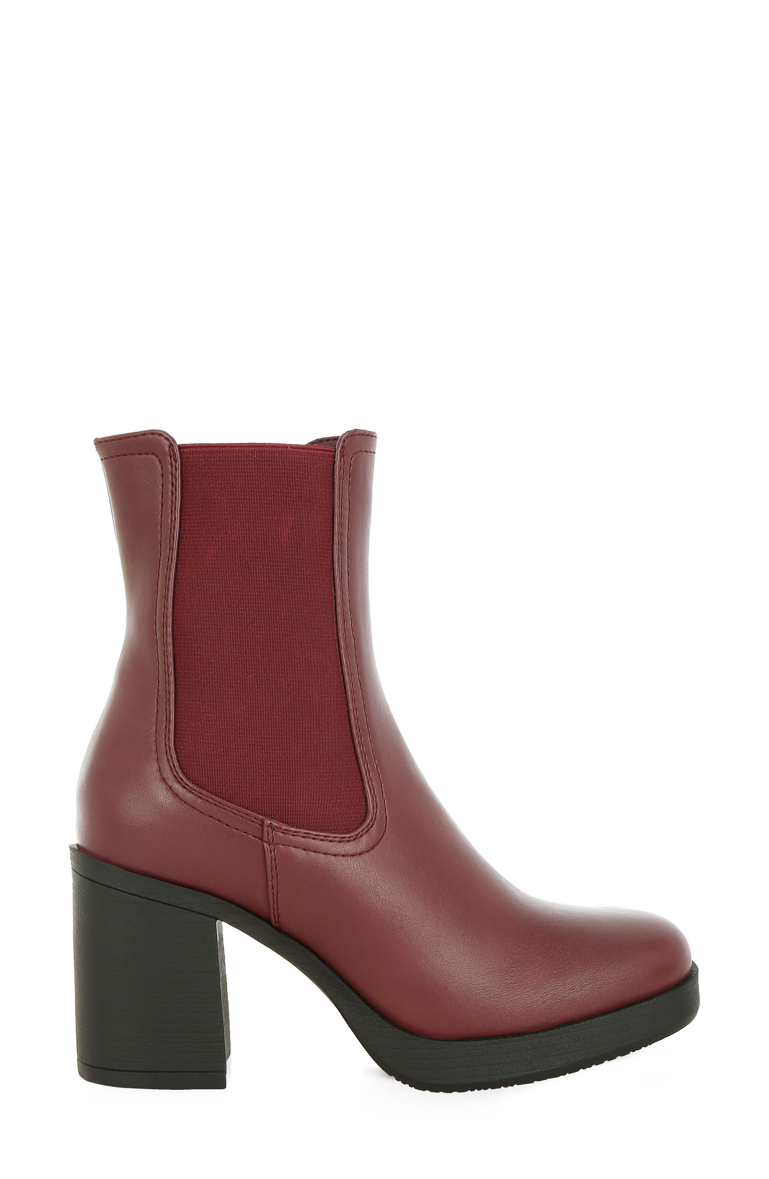Scuala Chelsea Boot, Alternate, color, BURGUNDY