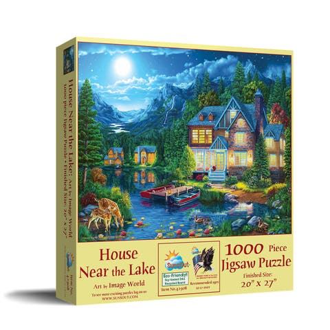 House Near the Lake 1000 piece Jigsaw Puzzle for Adults