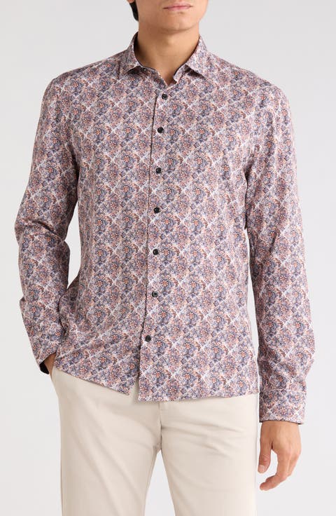 Microfiber Long Sleeve Sport Shirt