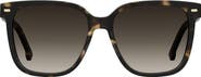 Carrera Eyewear 55mm Rectangular Sunglasses