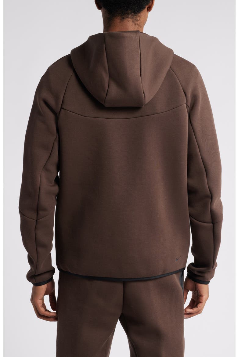 Tech Windrunner Zip Hoodie, Alternate, color, BAROQUE BROWN/ BLACK