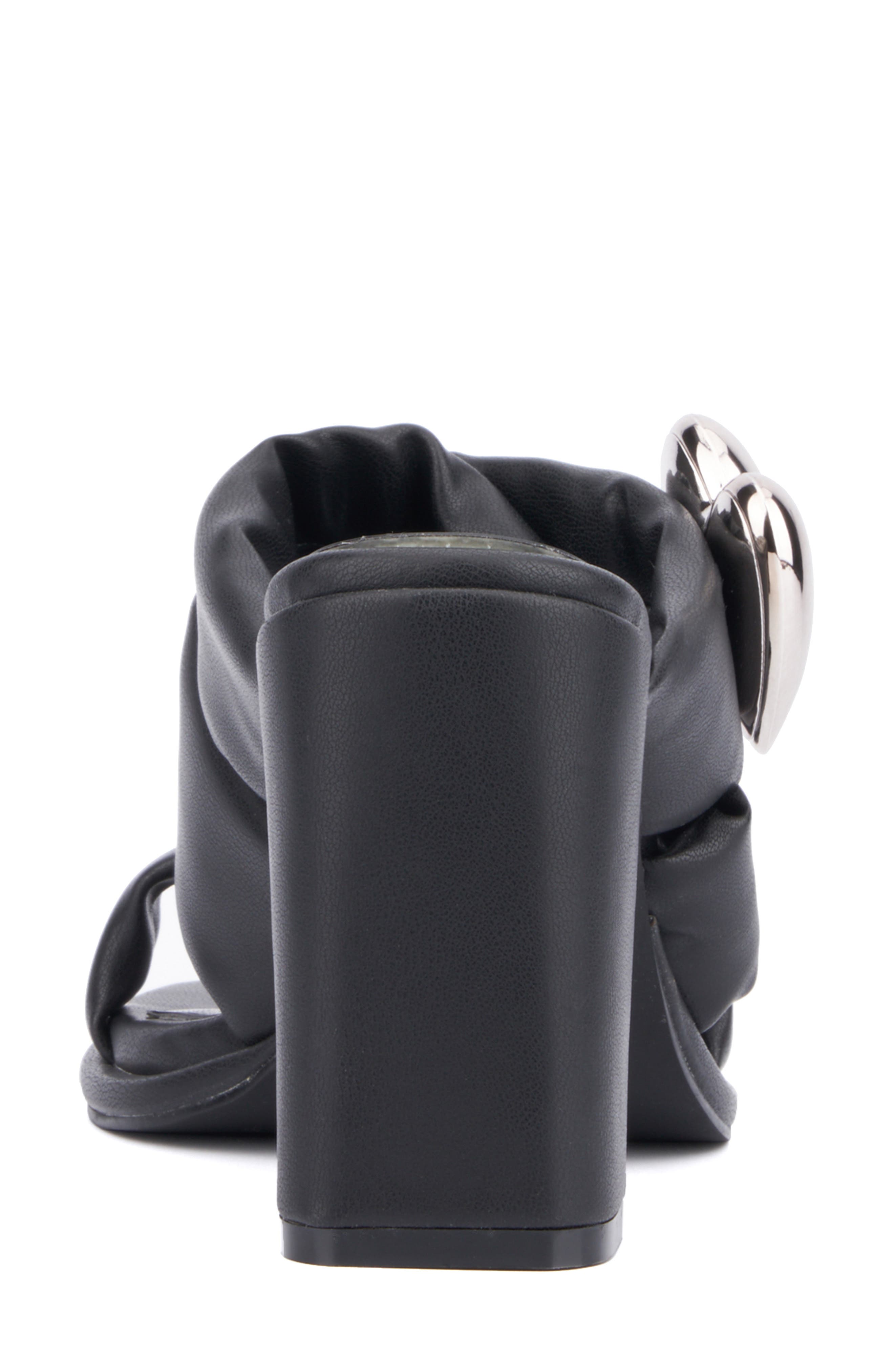 OLIVIA MILLER Lovey Dovey Sandal, Alternate, color, Black