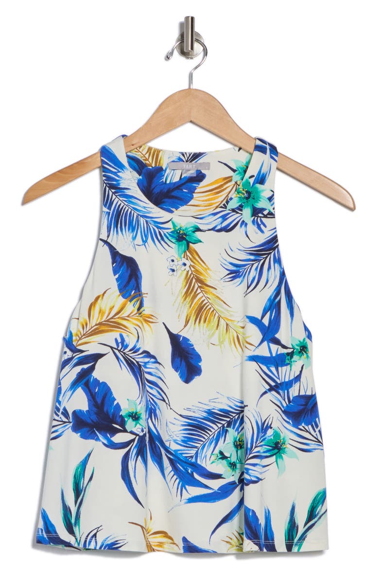 Hallie Racerback Tank, Alternate, color, TROPICAL REPEAT