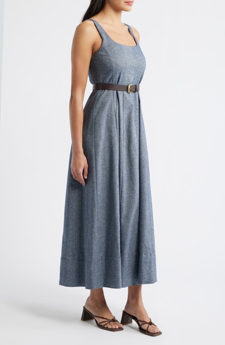 Halogen<sup>®</sup> Scoop Neck Tank Dress, Alternate, color, Indigo