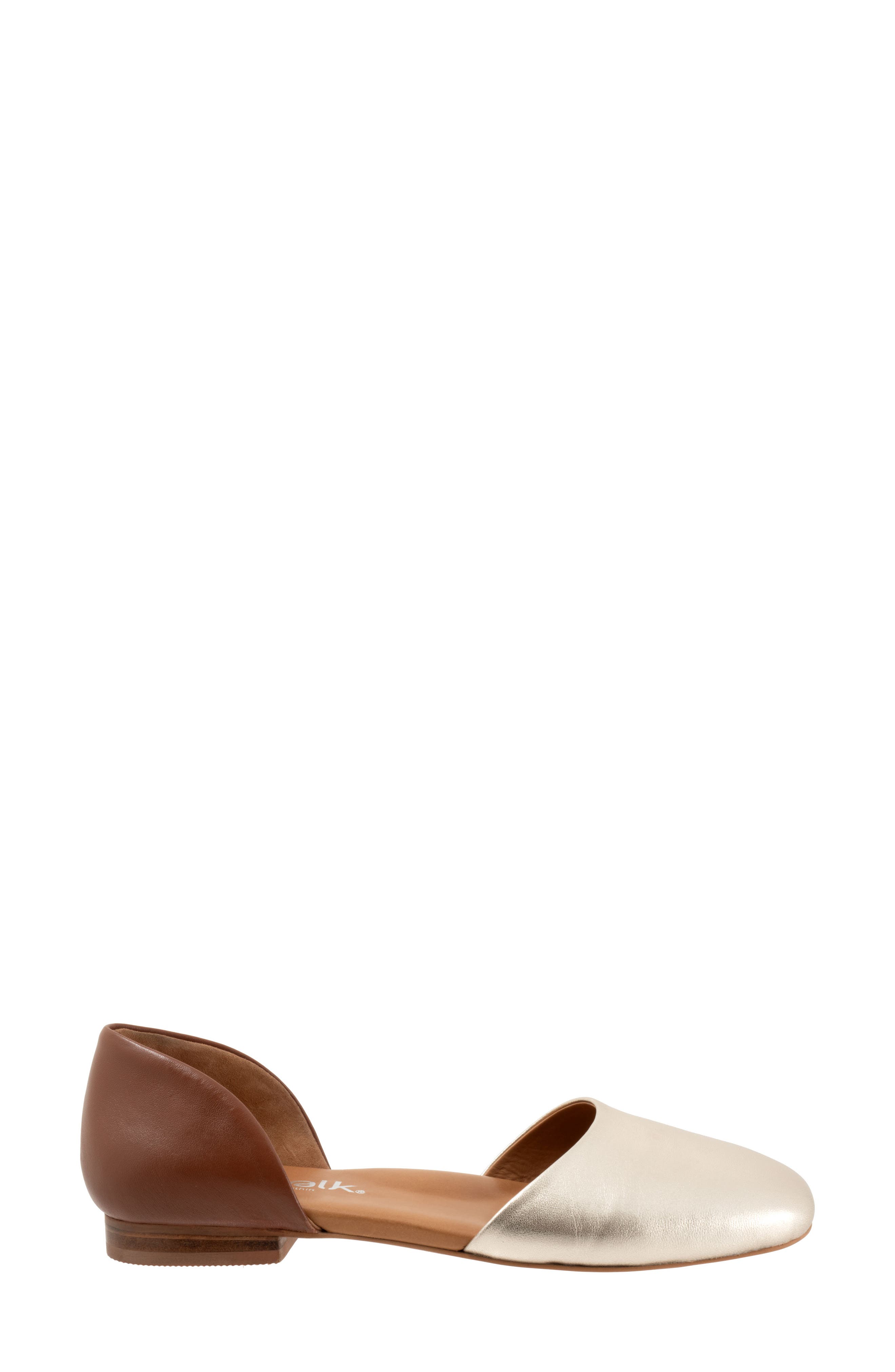 Kamari d'Orsay Flat, Alternate, color, CHAMPAGNE/ LUGGAGE