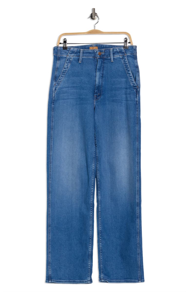 MOTHER The Major Prep Zip Sneak Straight Leg Jeans, Alternate, color, Ready Set Go