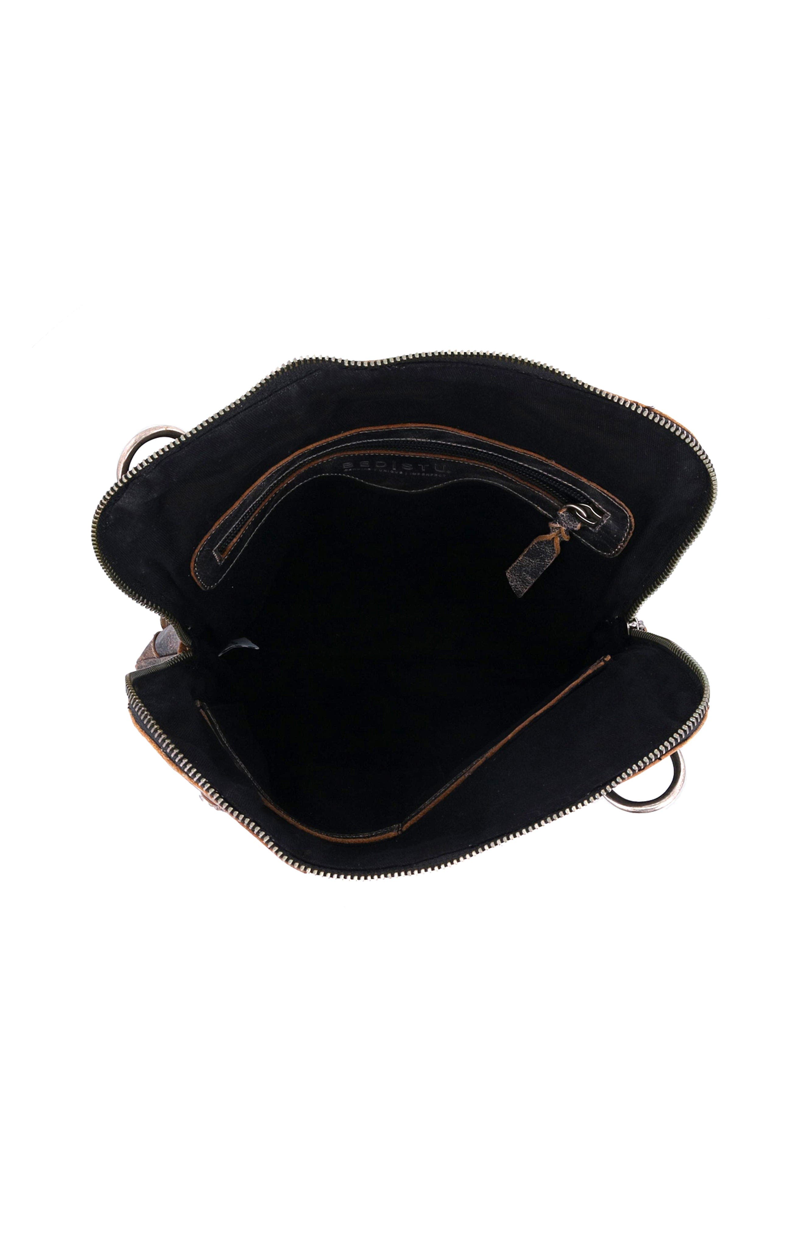 Bed Stu Aiken Handbag, Alternate, color, Black Lux