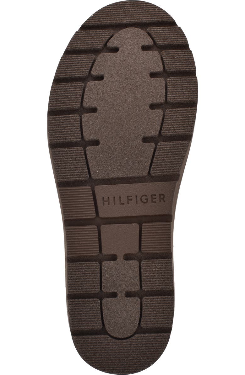 Tommy Hilfiger Peleiz Faux Shearling Cuff Platform Bootie, Alternate, color, Dark Brown Suede Shearling