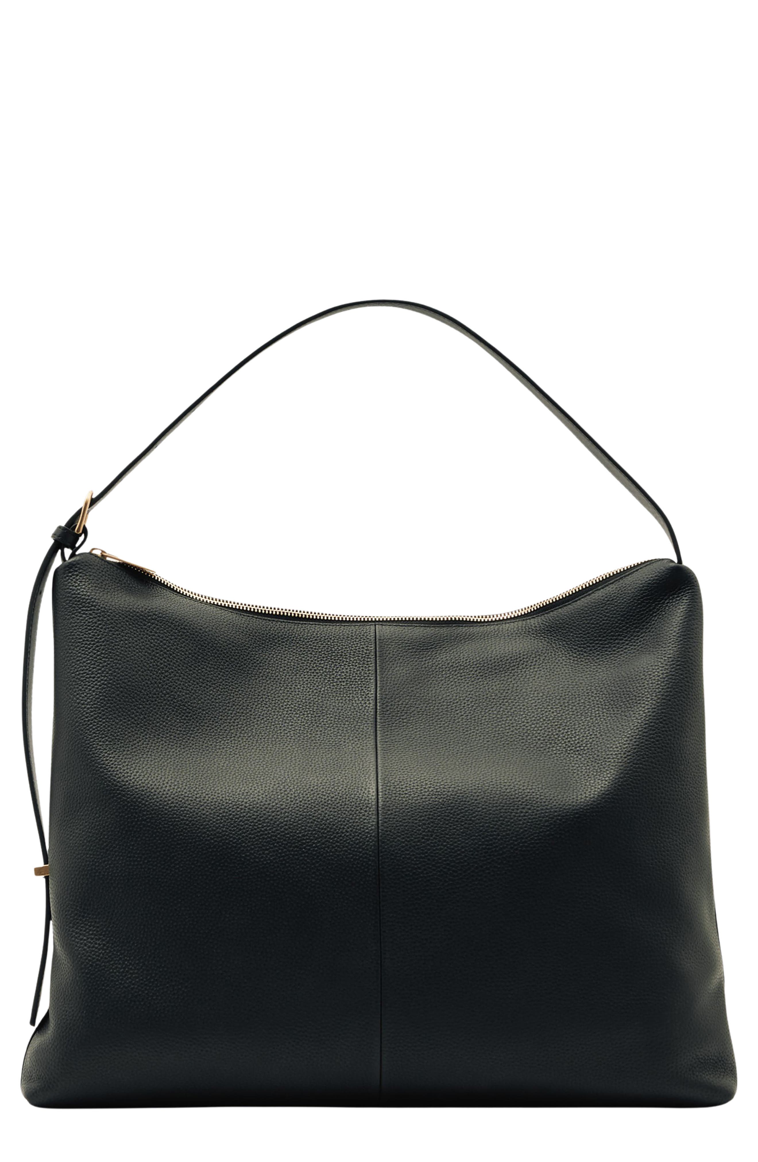 Reiss Vigo Shoulder Bag, Main, color, Black