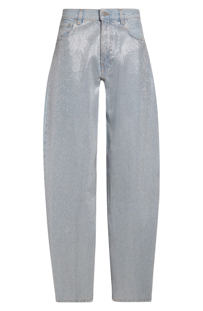 Haikure Bibi Crystal Embellished Balloon Leg Jeans, Main, color, Stapled Blue