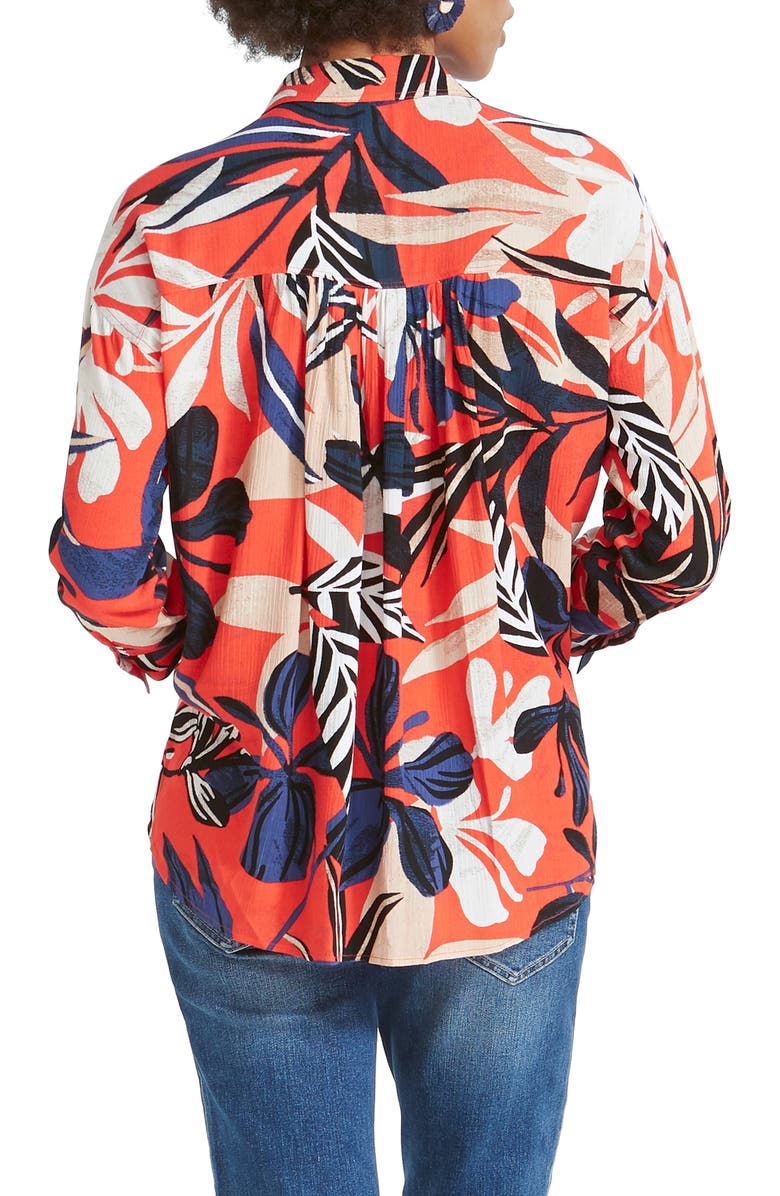 NIC+ZOE Tahiti Woven Shirt, Alternate, color,