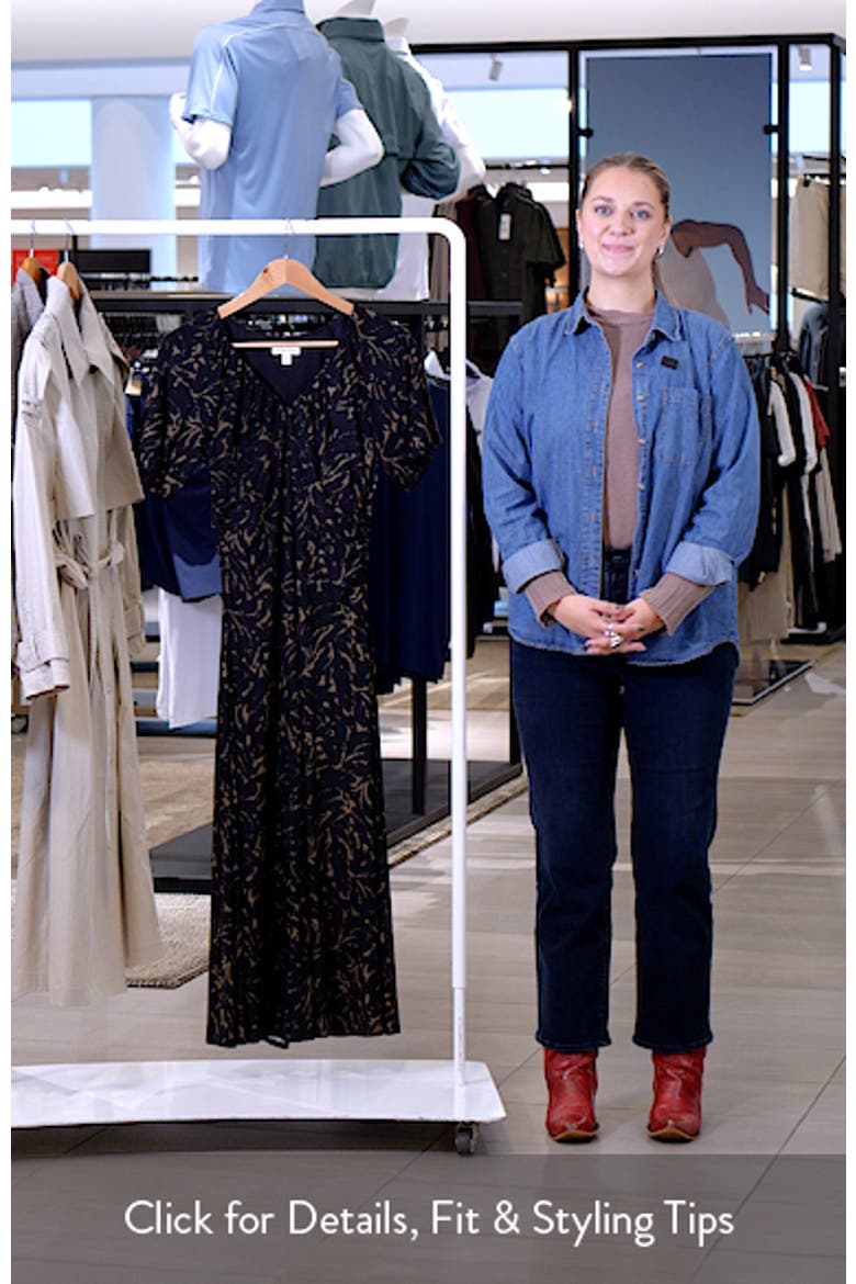 Ruched V-Neck Knit Dress video