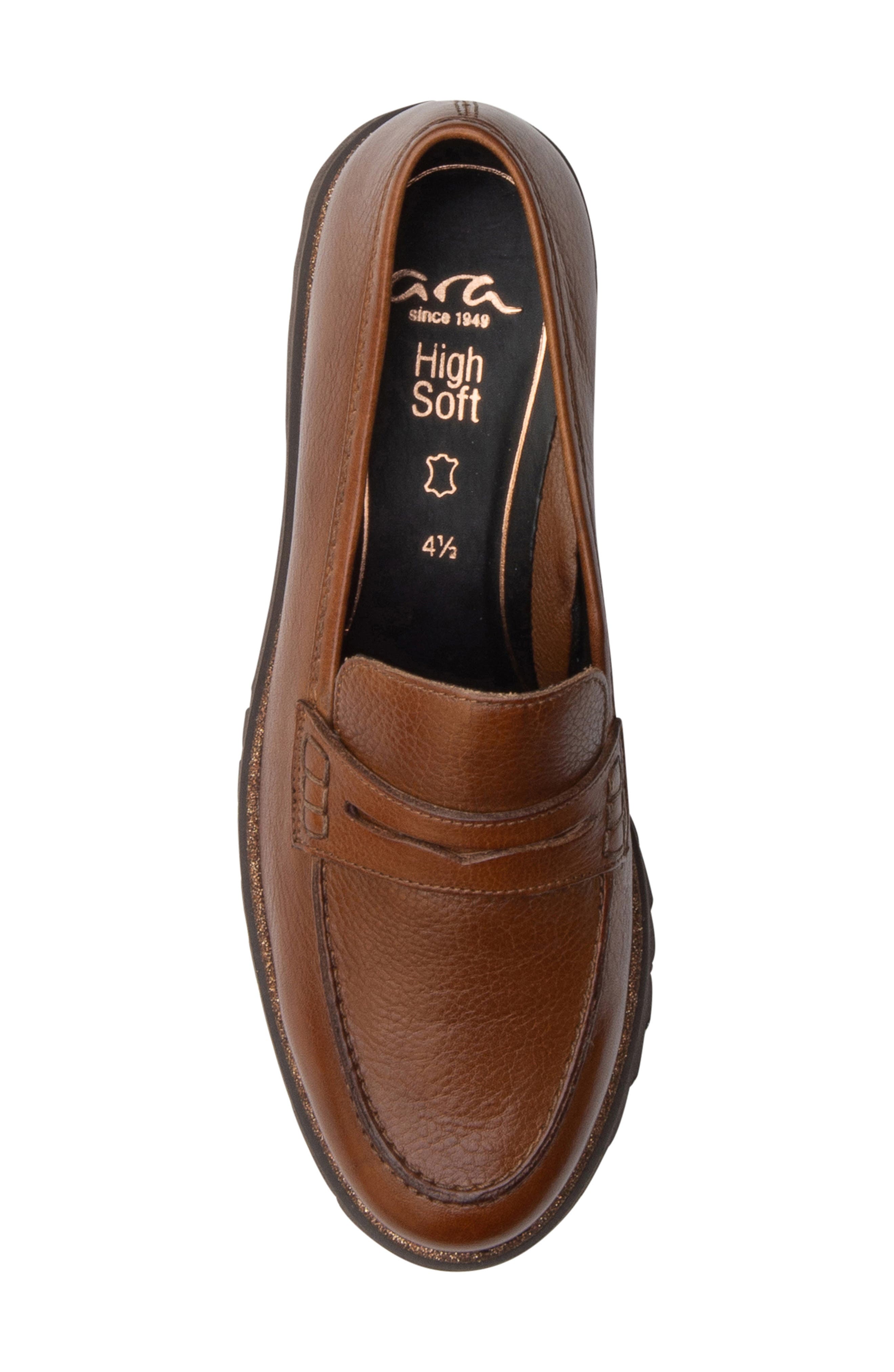 ara Karina Penny Loafer, Alternate, color, Nuts