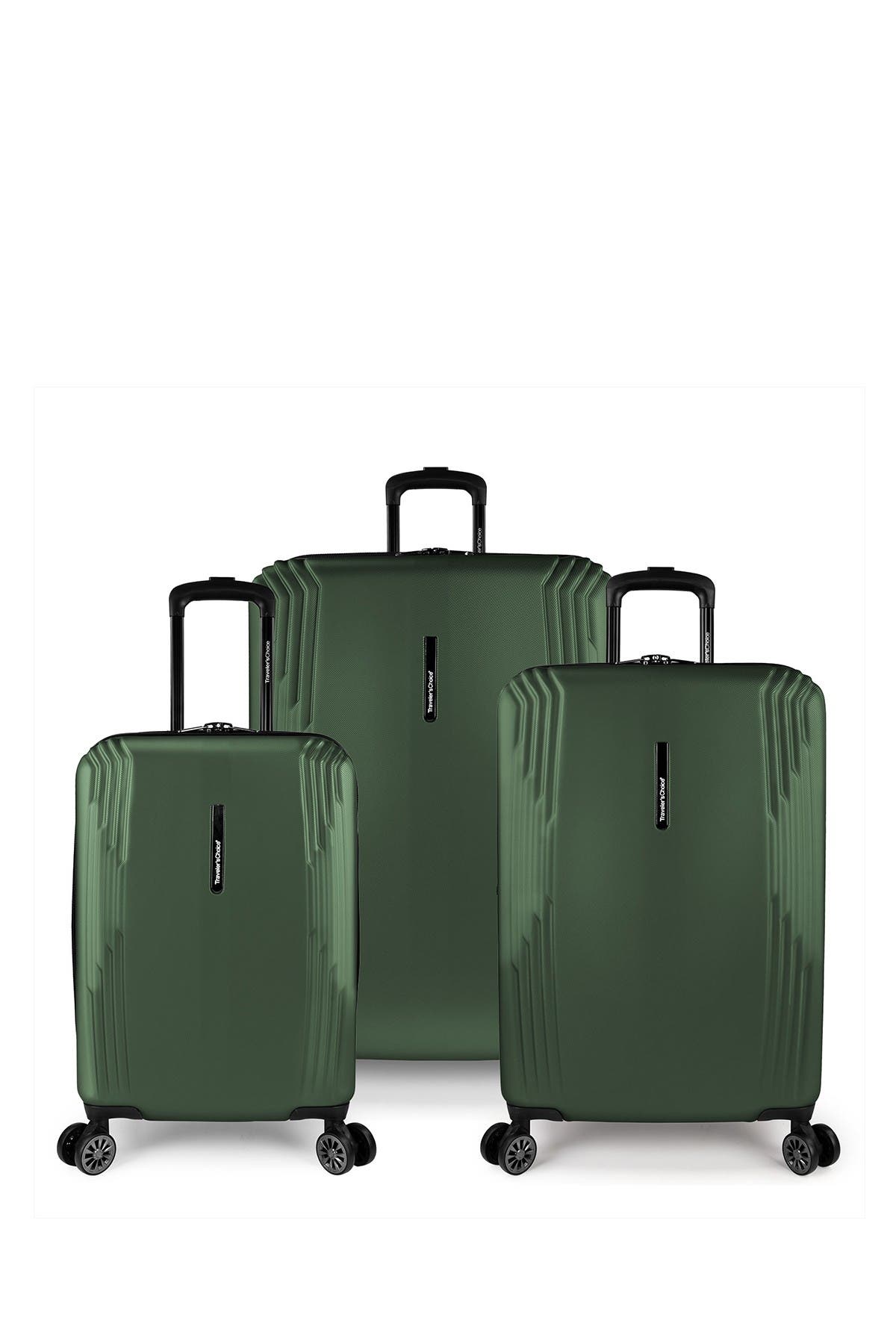 TRAVELERS CHOICE Harbor 3-Piece Luggage Set, Main, color, 