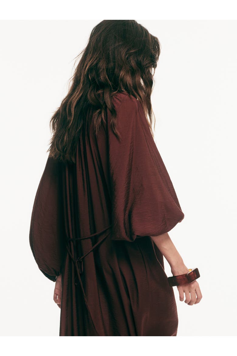 Oversized Tunic Dress, Alternate, color, Dark brown