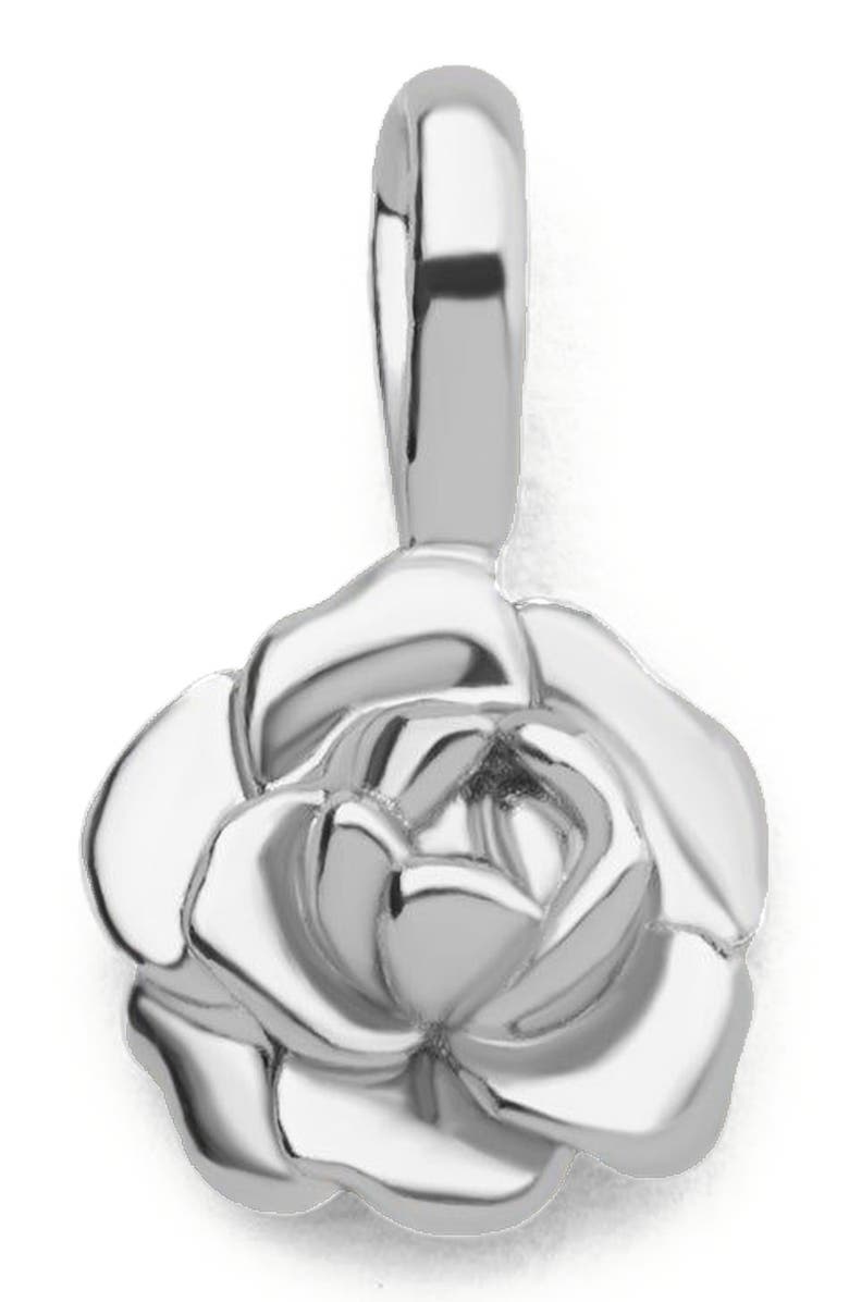 MADE BY MARY September Birth Flower Charm, Main, color, Silver