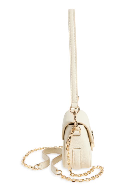Marc Jacobs The J Marc Clover Pebble Crossbody Bag In White