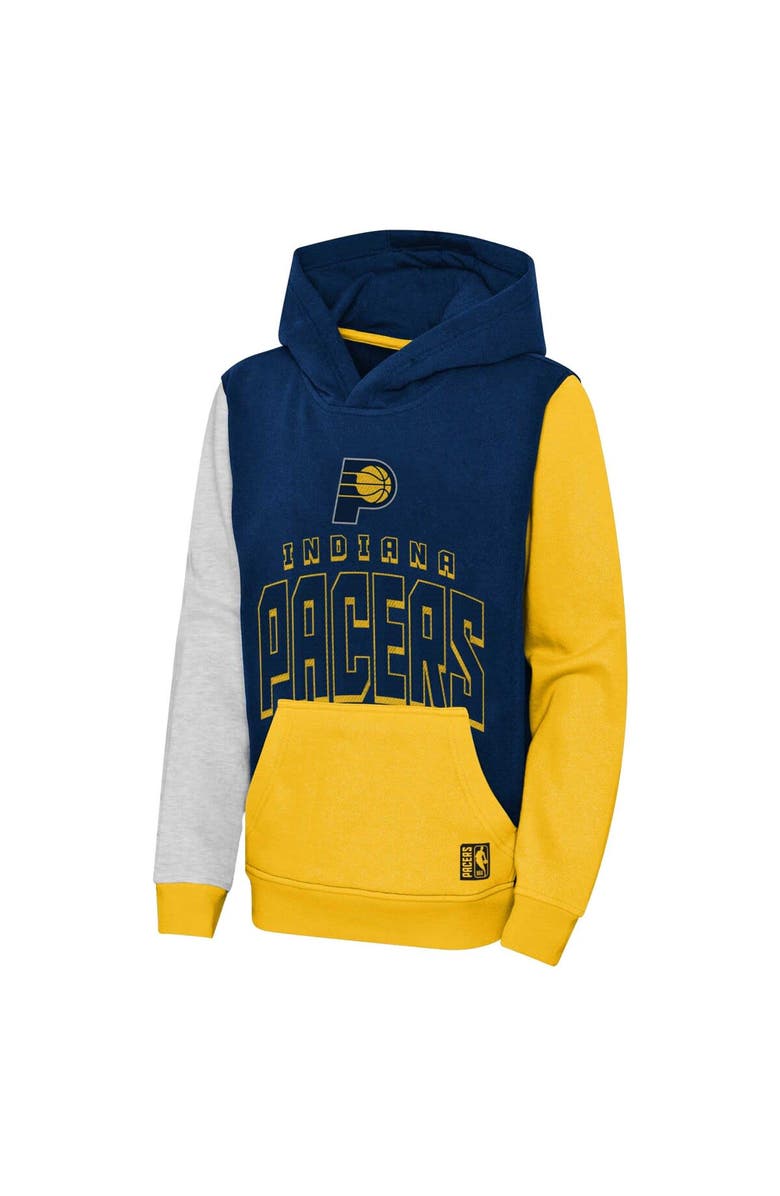 Outerstuff Youth Navy Indiana Pacers Rim Shot Pullover Hoodie, Alternate, color, 