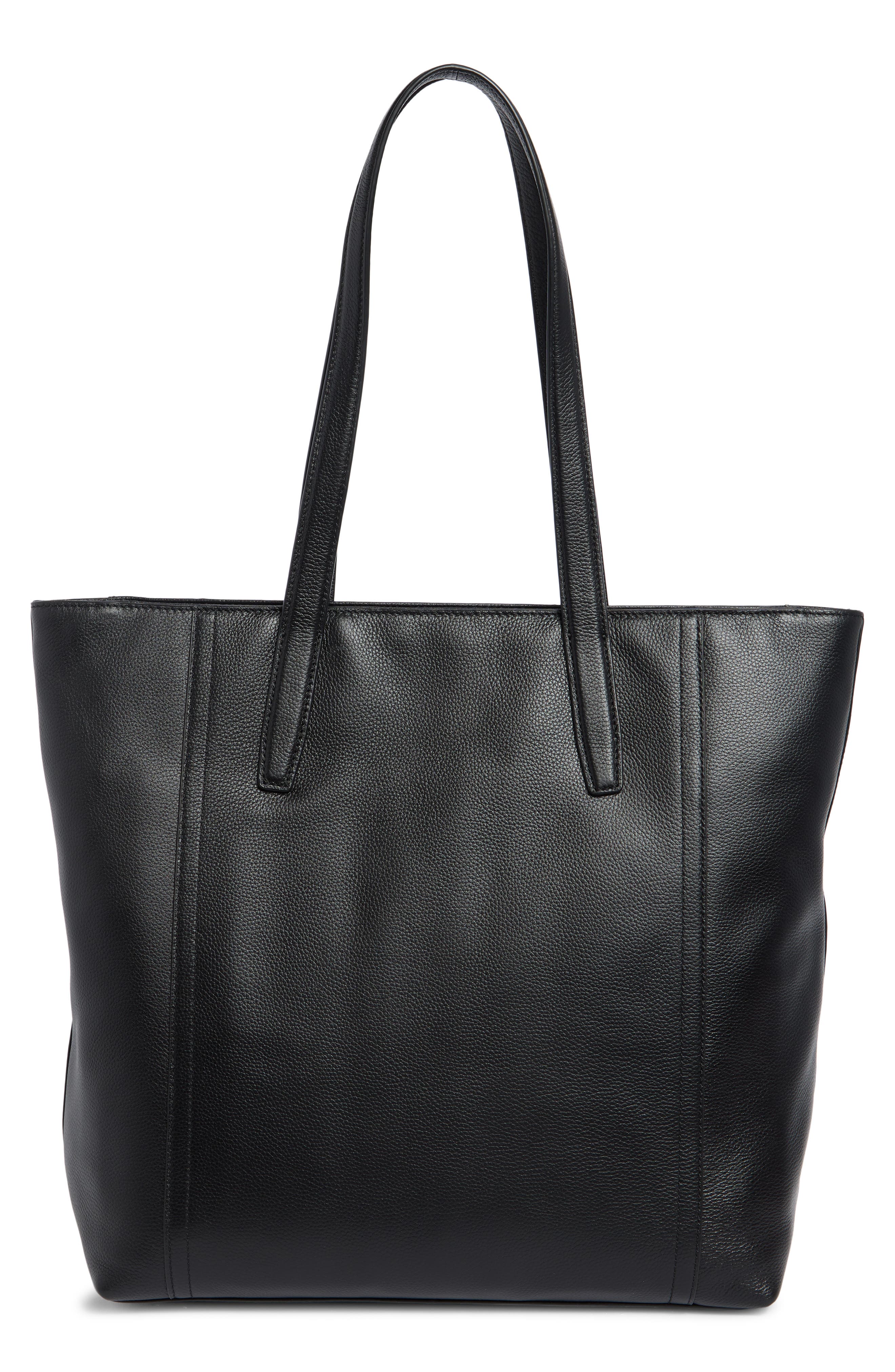 Mott Leather Tote, Alternate, color, BLA
